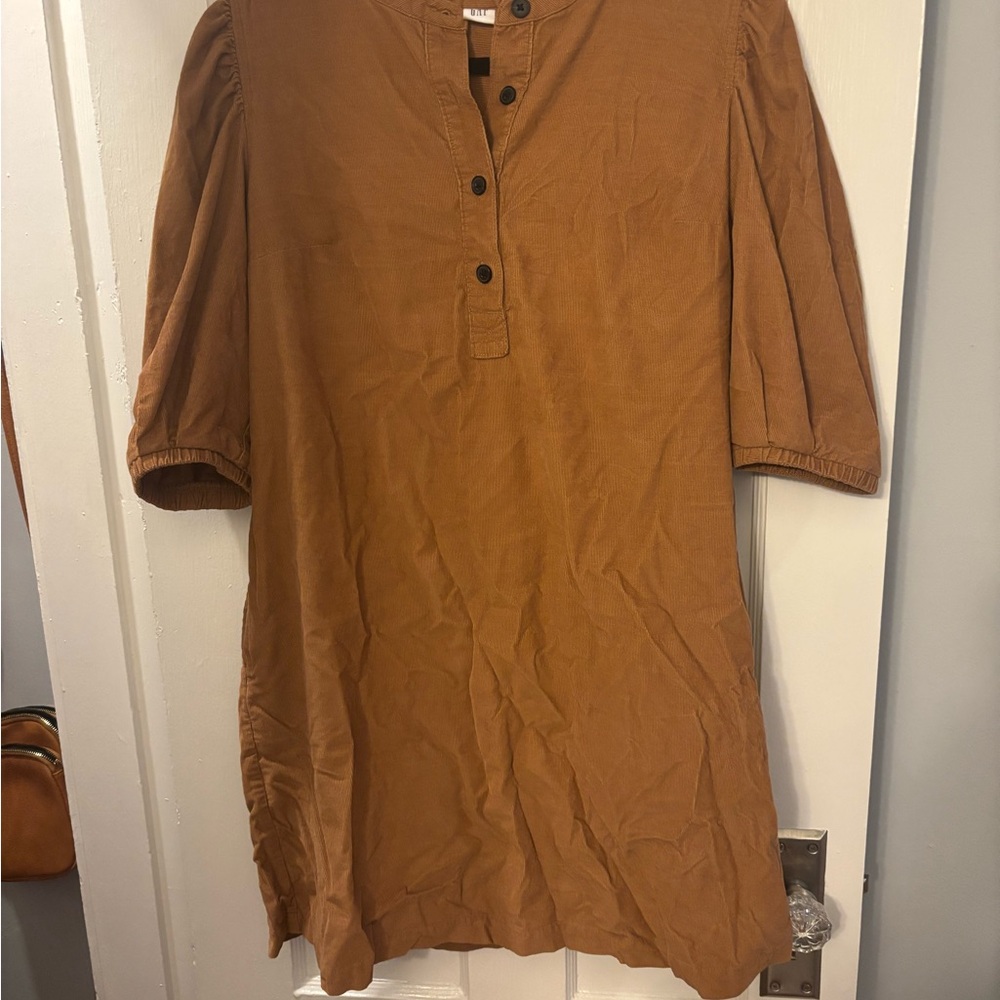 GAP Tan Button-Down Dress
